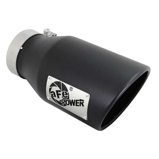 aFe Power Mach Force-Xp 409 Stainless Steel Clamp-on Exhaust Tip 4 IN Inlet x 6 IN Outlet x 12 IN L