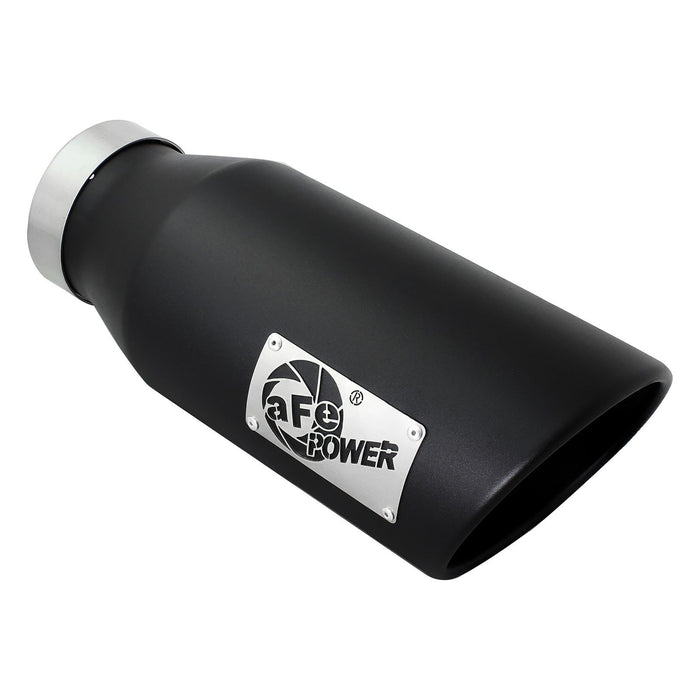aFe Power Mach Force-Xp 409 Stainless Steel Clamp-on Exhaust Tip 4 IN Inlet x 6 IN Outlet x 12 IN L