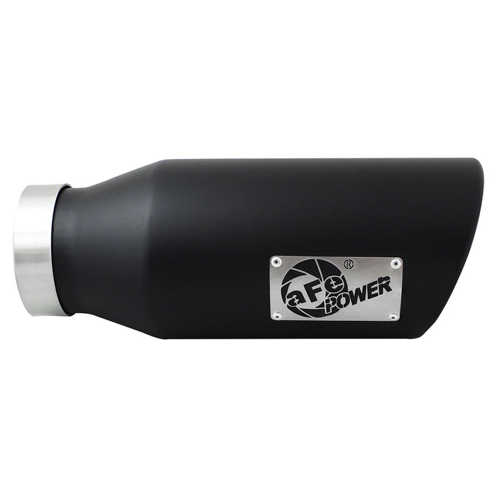 aFe Power Mach Force-Xp 409 Stainless Steel Clamp-on Exhaust Tip 4 IN Inlet x 6 IN Outlet x 12 IN L