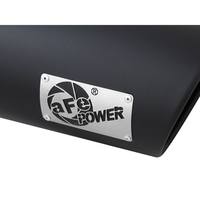 aFe Power Mach Force-Xp 409 Stainless Steel Clamp-on Exhaust Tip 4 IN Inlet x 6 IN Outlet x 12 IN L