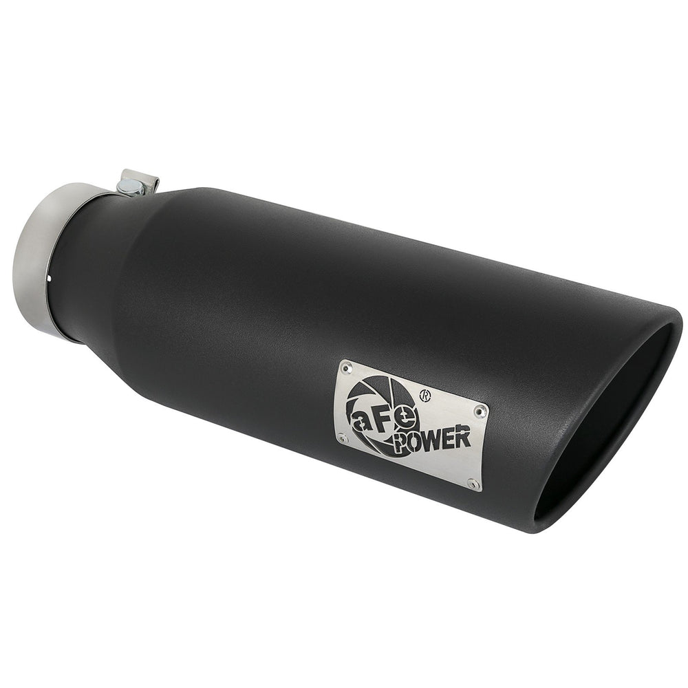 aFe Power Mach Force-Xp 409 Stainless Steel Clamp-on Exhaust Tip 4 IN Inlet x 6 IN Outlet x 12 IN L