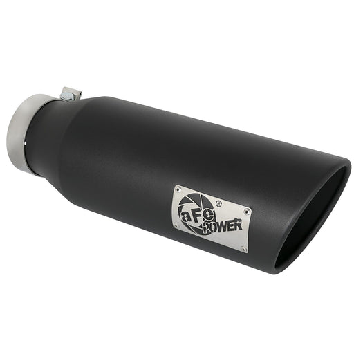 aFe Power Mach Force-Xp 409 Stainless Steel Clamp-on Exhaust Tip 4 IN Inlet x 6 IN Outlet x 12 IN L