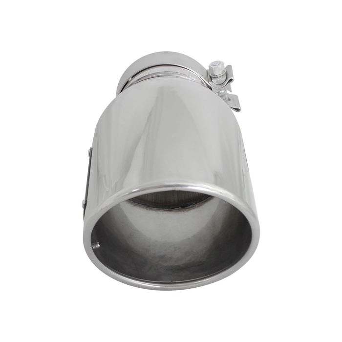 aFe Power Mach Force-Xp 409 Stainless Steel Clamp-on Exhaust Tip 4 IN Inlet x 6 IN Outlet x 12 IN L
