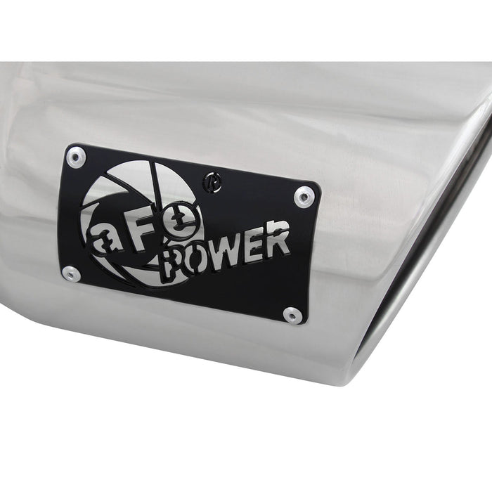 aFe Power Mach Force-Xp 409 Stainless Steel Clamp-on Exhaust Tip 4 IN Inlet x 6 IN Outlet x 12 IN L
