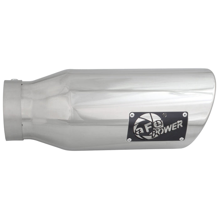 aFe Power Mach Force-Xp 409 Stainless Steel Clamp-on Exhaust Tip 4 IN Inlet x 6 IN Outlet x 12 IN L