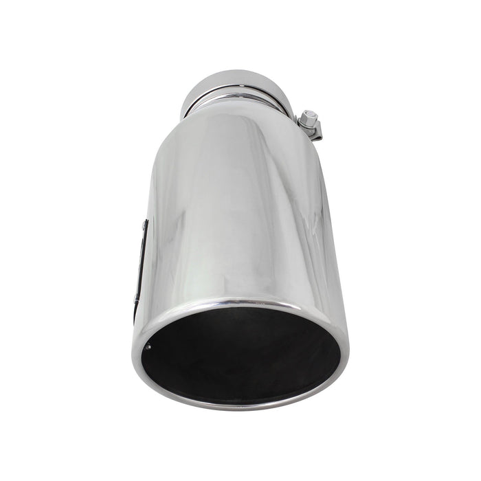 aFe Power Mach Force-Xp 409 Stainless Steel Clamp-on Exhaust Tip 4 IN Inlet x 6 IN Outlet x 12 IN L
