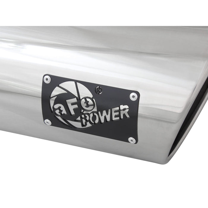 aFe Power Mach Force-Xp 409 Stainless Steel Clamp-on Exhaust Tip 4 IN Inlet x 6 IN Outlet x 12 IN L
