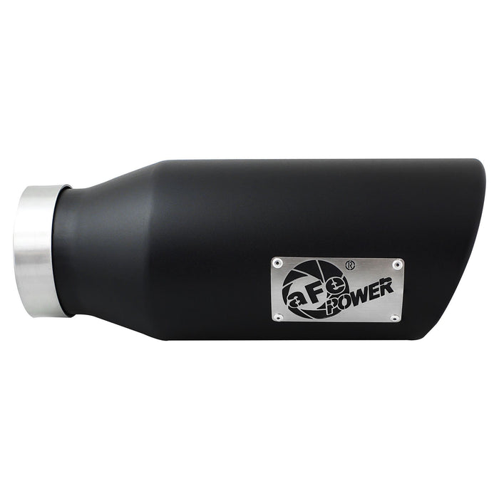 aFe Power Mach Force-Xp 409 Stainless Steel Clamp-on Exhaust Tip 4 IN Inlet x 6 IN Outlet x 15 IN L
