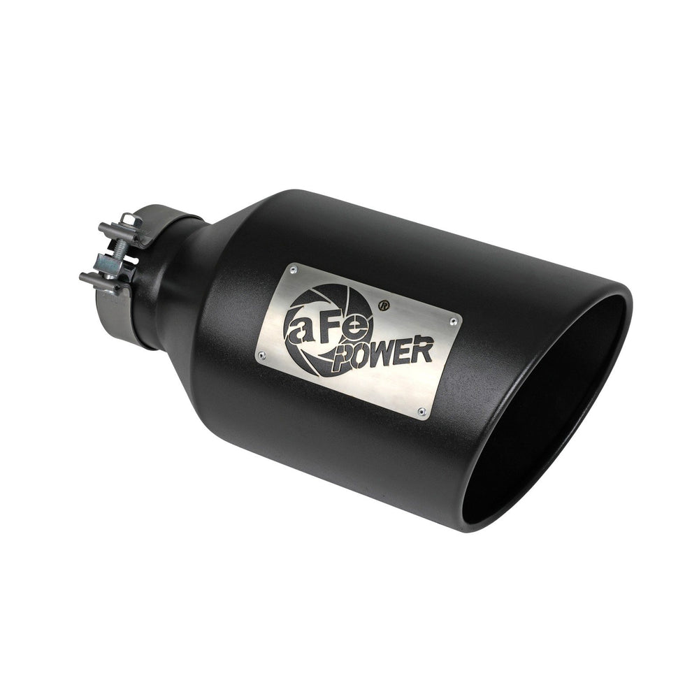 aFe Power Mach Force-Xp 409 Stainless Steel Clamp-on Exhaust Tip 4 IN Inlet x 6 IN Outlet x 12 IN L