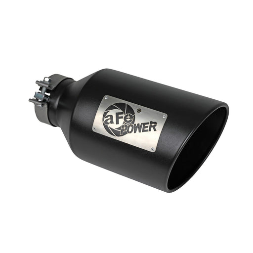 aFe Power Mach Force-Xp 409 Stainless Steel Clamp-on Exhaust Tip 4 IN Inlet x 6 IN Outlet x 12 IN L