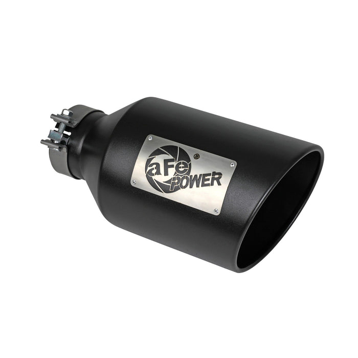 aFe Power Mach Force-Xp 409 Stainless Steel Clamp-on Exhaust Tip 4 IN Inlet x 6 IN Outlet x 12 IN L