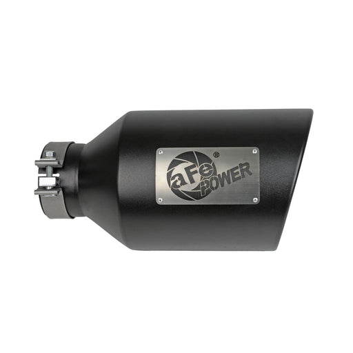 aFe Power Mach Force-Xp 409 Stainless Steel Clamp-on Exhaust Tip 4 IN Inlet x 6 IN Outlet x 12 IN L