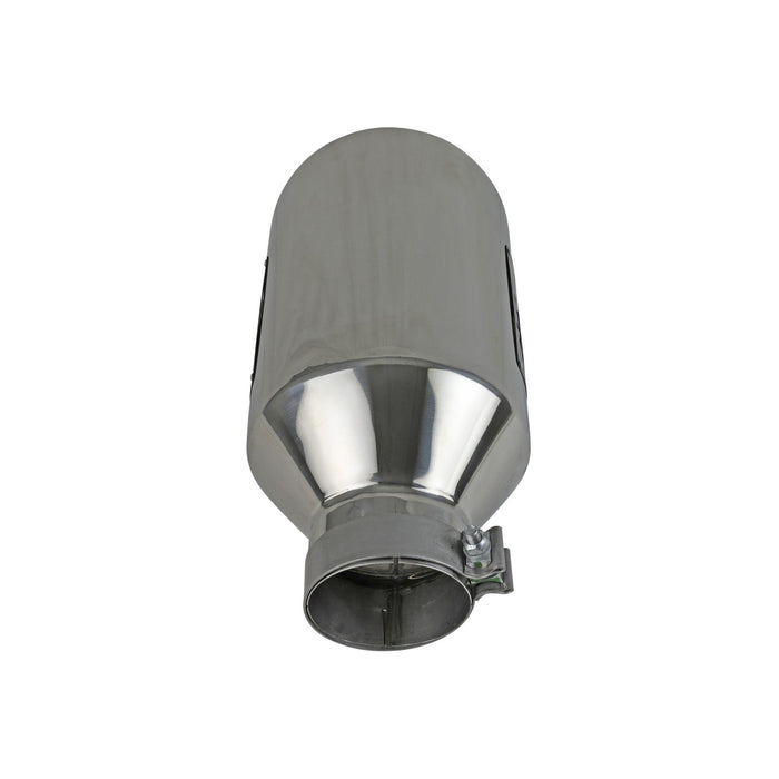 aFe Power Mach Force-Xp 409 Stainless Steel Clamp-on Exhaust Tip 4 IN Inlet x 6 IN Outlet x 12 IN L