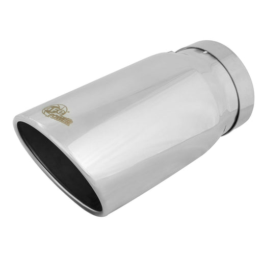 aFe Power Mach Force-Xp 304 Stainless Steel Clamp-on Exhaust Tip Polished 5 IN Inlet x 6 IN Outlet x 12 IN L