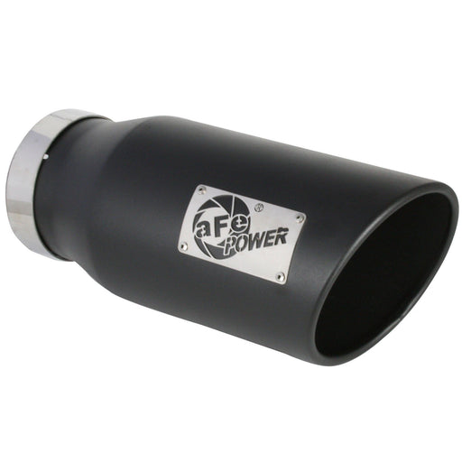 aFe Power Mach Force-Xp 304 Stainless Steel Clamp-on Exhaust Tip 5 IN Inlet x 7 IN Outlet x 15 IN L