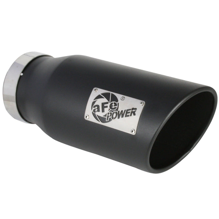 aFe Power Mach Force-Xp 304 Stainless Steel Clamp-on Exhaust Tip 5 IN Inlet x 7 IN Outlet x 15 IN L