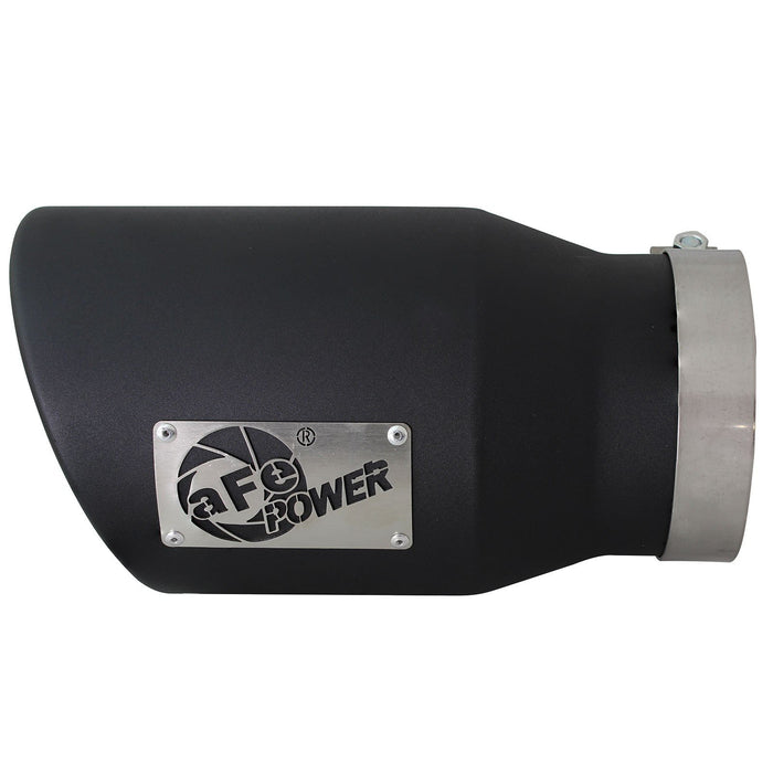 aFe Power Mach Force-Xp Stainless Steel Clamp-on Exhaust Tip Left Side Exit 5 IN Inlet x 7 IN Outlet x 12 IN L