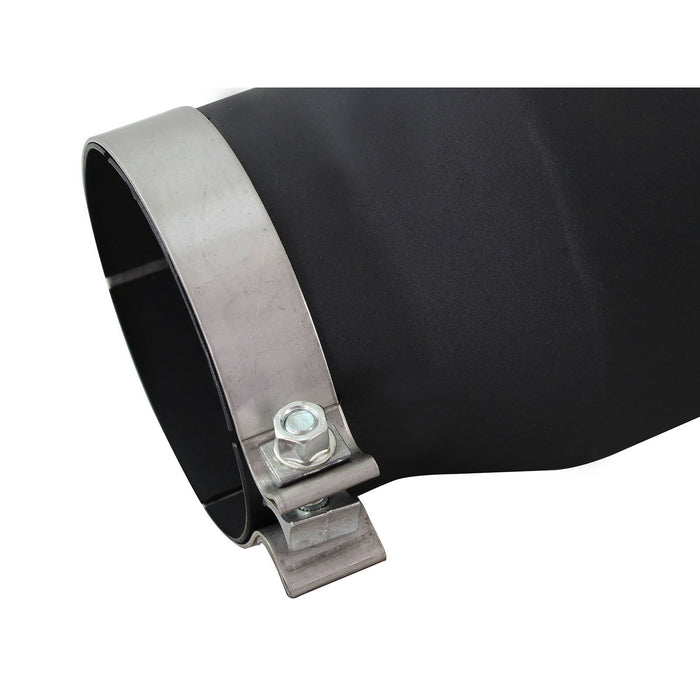 aFe Power Mach Force-Xp Stainless Steel Clamp-on Exhaust Tip Left Side Exit 5 IN Inlet x 7 IN Outlet x 12 IN L