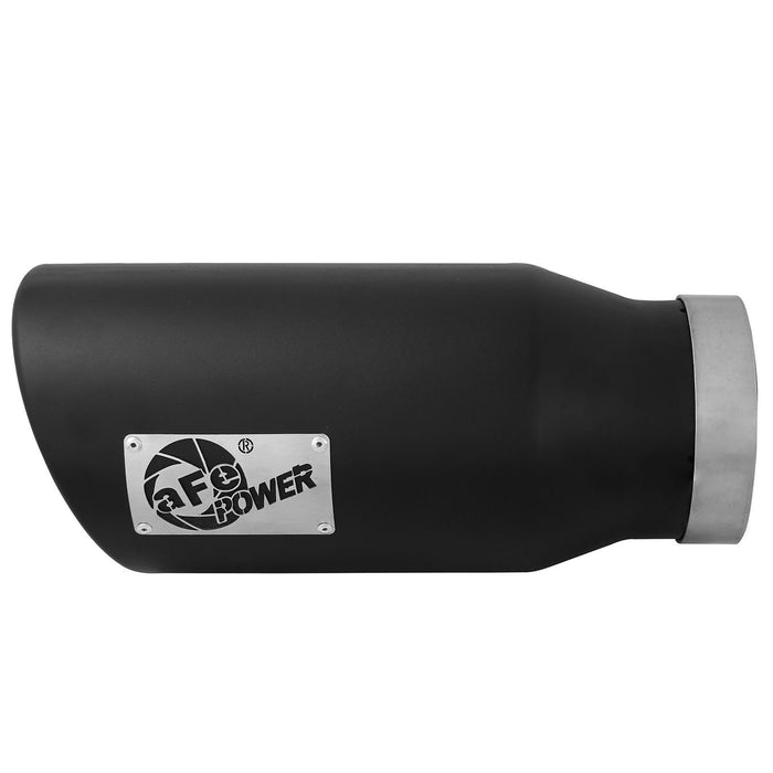 aFe Power Mach Force-Xp Stainless Steel Clamp-on Exhaust Tip Left Side Exit 5 IN Inlet x 7 IN Outlet x 15 IN L