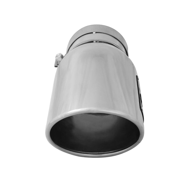 aFe Power Mach Force-Xp Stainless Steel Clamp-on Exhaust Tip Left Side Exit 5 IN Inlet x 7 IN Outlet x 12 IN L