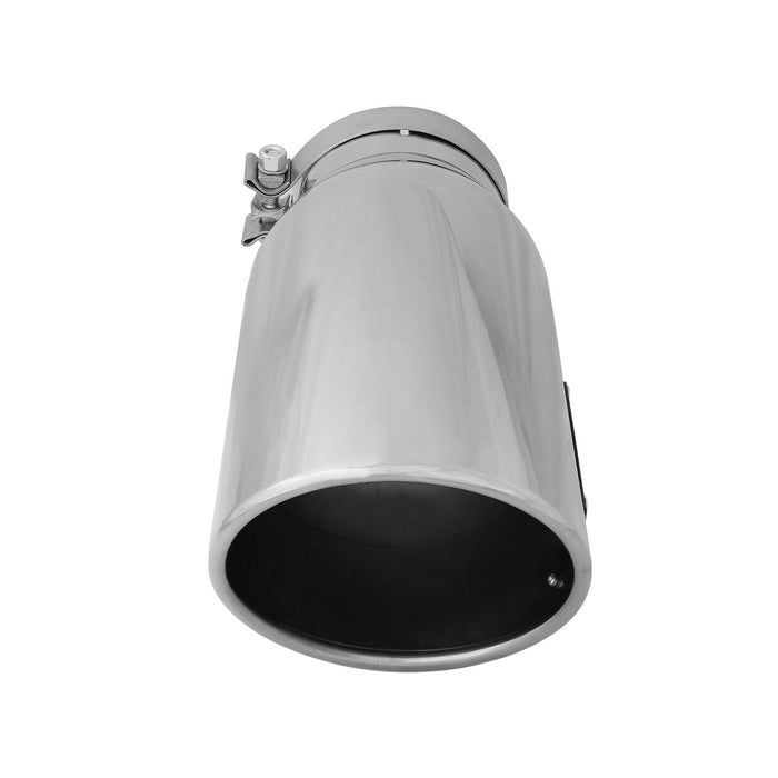 aFe Power Mach Force-Xp Stainless Steel Clamp-on Exhaust Tip Left Side Exit 5 IN Inlet x 7 IN Outlet x 15 IN L