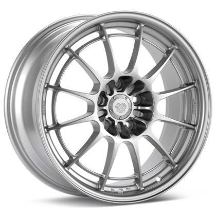 Enkei NT03+M 18x10.5 5x114.3 30mm Offset 72.6mm Bore Silver Wheel