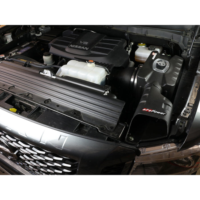 aFe Power Momentum HD Cold Air Intake System/Dynamic Air Scoop Media Nissan Titan XD 17-20 V8-5.6L