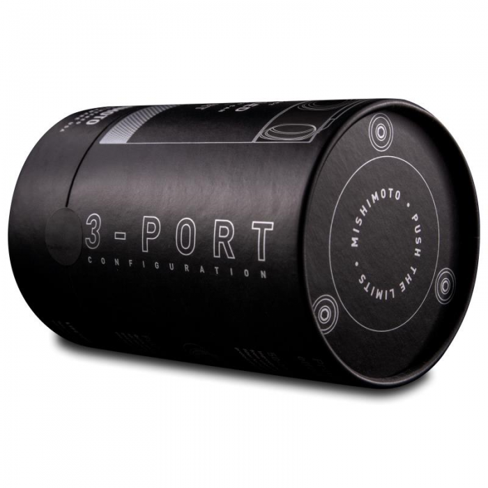 Mishimoto Compact Baffled Oil Catch Can, 3-Port