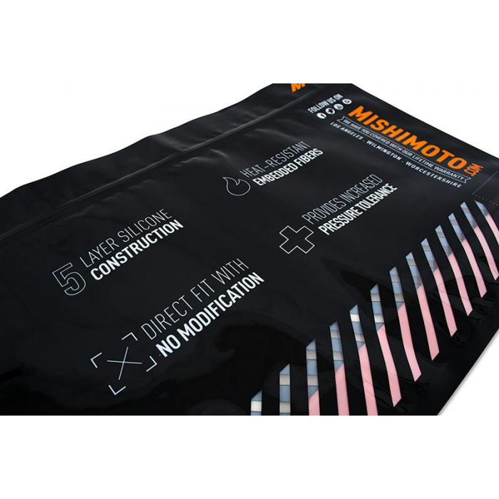 Mishimoto Silicone Upper Radiator Hose, fits Ford Mustang (351ci) 1969 1970