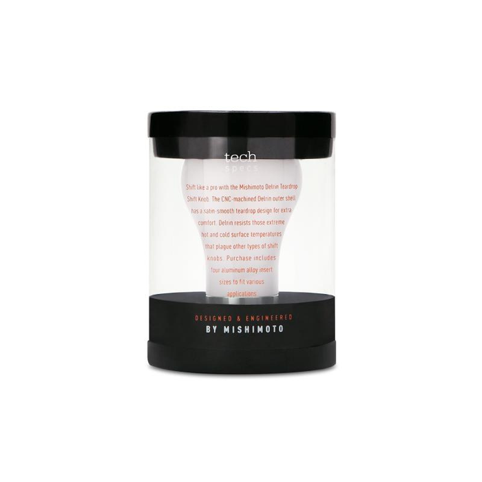Mishimoto Teardrop Shift Knob - Black, White