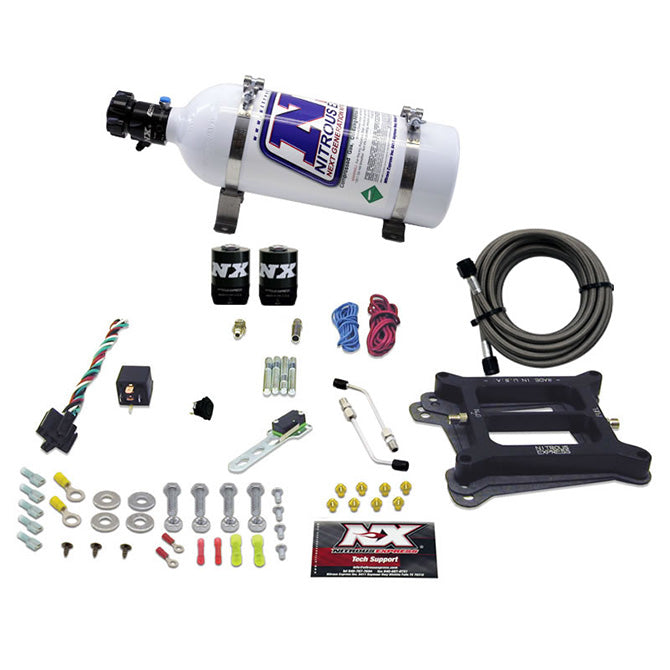 Nitrous Express 4150 4-BBL/Gasoline Nitrous Kit (100-500HP) w/o Bottle