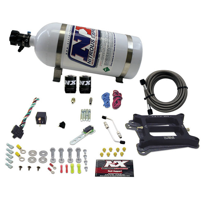 Nitrous Express 4150 4-BBL/Alcohol Nitrous Kit (100-500HP) w/o Bottle