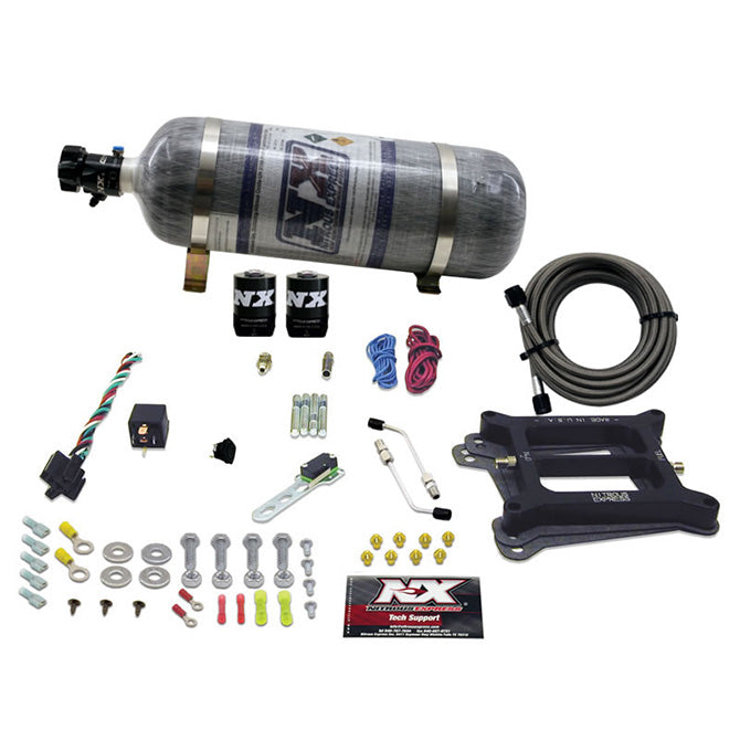 Nitrous Express 4150 4-BBL/Alcohol Nitrous Kit (100-500HP) w/o Bottle