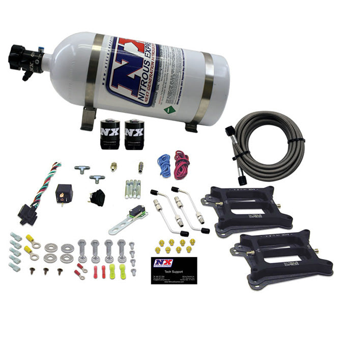 Nitrous Express Dual Holley/Gasoline Nitrous Kit (100-500HP)