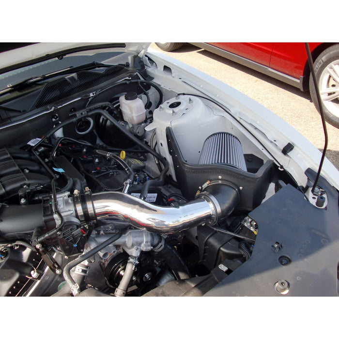 aFe Power Magnum Force Stage-2 Cold Air Intake System w/ Pro Media Polished Ford Mustang 11-14 V6-3.7L