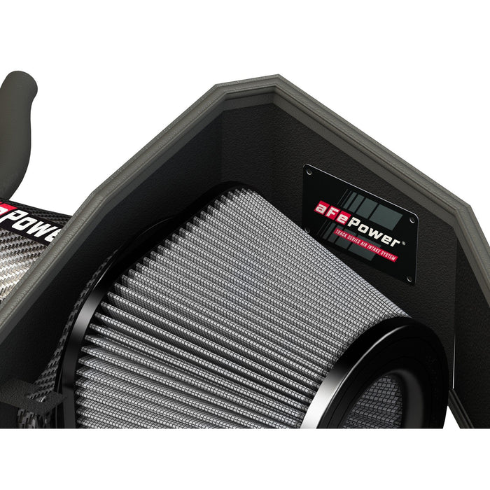aFe Power Track Series Stage-2 Carbon Fiber Intake System w/ Pro Media Dodge Challenger/Charger/ Chrysler 300 SRT8/SRT 11-20 V8-6.4L HEMI