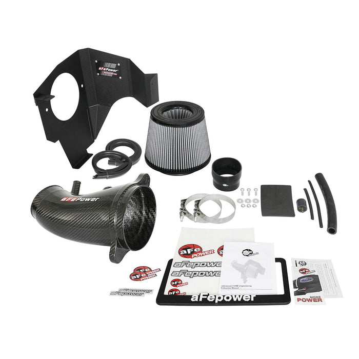 aFe Power Track Series Stage-2 Carbon Fiber Intake System w/ Pro Media Dodge Challenger/Charger/ Chrysler 300 SRT8/SRT 11-20 V8-6.4L HEMI