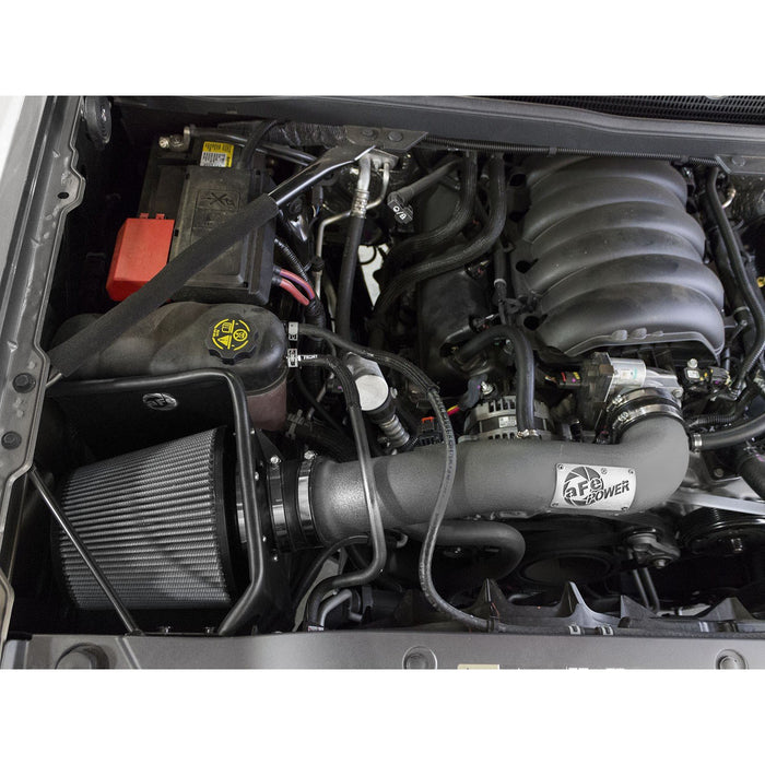 aFe Power Magnum Force Stage-2 Cold Air Intake System w/ Pro Media GM Silverado/Sierra 1500 14-19/Tahoe/Suburban/Yukon/XL/Escalade 15-20 V8-5.3L/6.2L