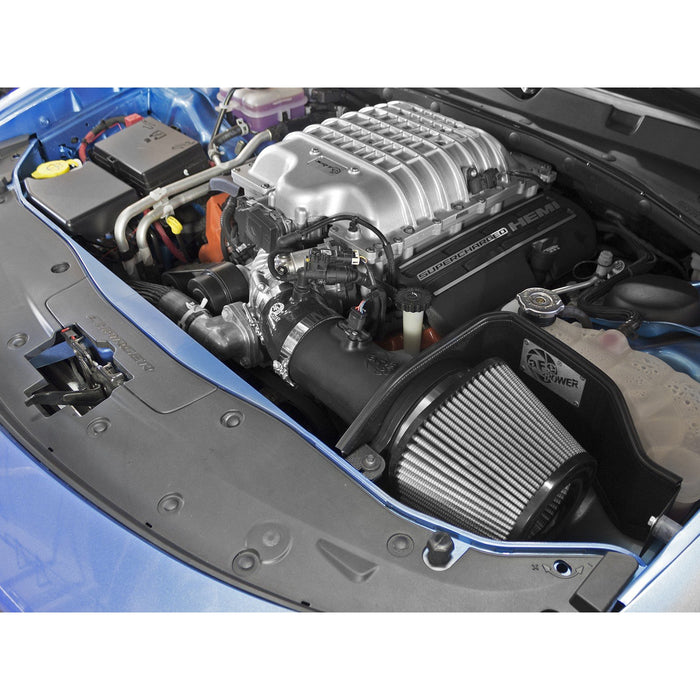 aFe Power Magnum Force Stage-2 Cold Air Intake System w/ Pro Media Dodge Challenger/Charger SRT Hellcat 15-16 V8-6.2L (sc) HEMI