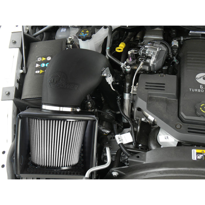 aFe Power Magnum Force Stage-2 Cold Air Intake System w/ Pro Media Dodge RAM Diesel Trucks 13-18 L6-6.7L (td)