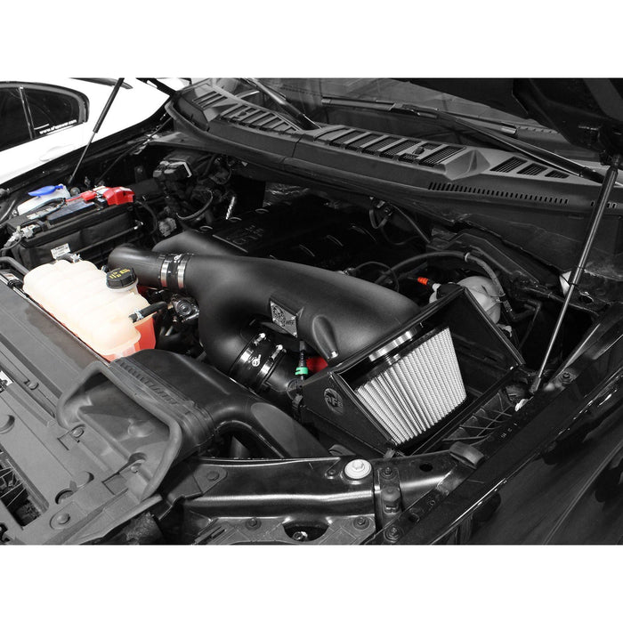 aFe Power Magnum Force Stage-2 Cold Air Intake System w/ Pro Media Ford F-150 15-17 V6-2.7L/ 15-16 V6-3.5L (tt)