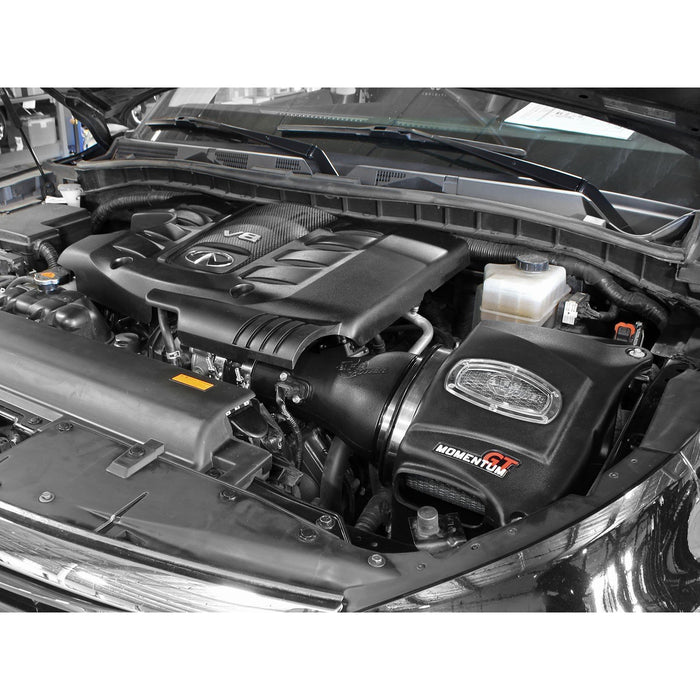 aFe Power Momentum GT Cold Air Intake System w/ Pro Media Nissan Armada 17-20/Nissan Patrol 10-19 (Y62)/Infiniti QX80 14-20/Infiniti QX56 11-13 V8-5.6L