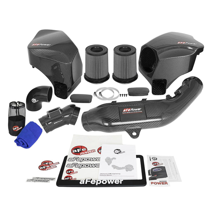 aFe Power Momentum Cold Air Intake System w/ Pro Media BMW M2 Competition (F87) 19-20 / M3/M4 (F80/82/83) 15-20 L6-3.0L (tt) S55