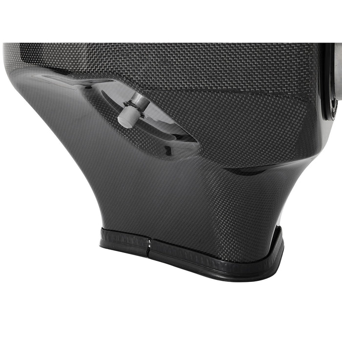 aFe Power Black Series Carbon Fiber Cold Air Intake System w/ Pro 5R & Pro DRY S Filters Dodge Challenger/Charger SRT Hellcat 17-18 V8-6.2L (sc) HEMI