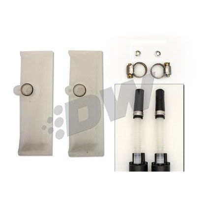 DeatschWerks 340lph DW300C Compact Fuel Pump w/ Install Kit 03-04 Ford Mustang Cobra (2 Pumps)