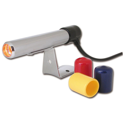 Autometer Shift Light - Amber LED - Pedestal - Chrome Quick-Lite Shift-Lite