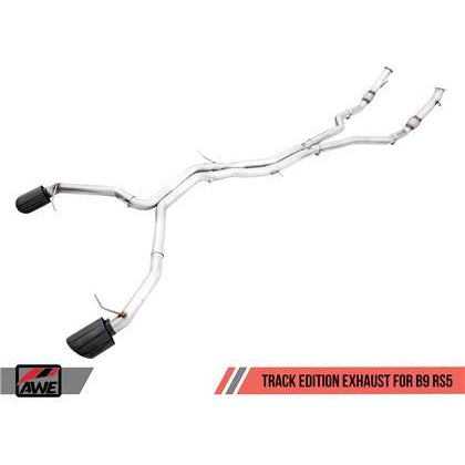 AWE Tuning Audi B9 RS5 Track Edition Exhaust w/ Diamond Black RS Tips