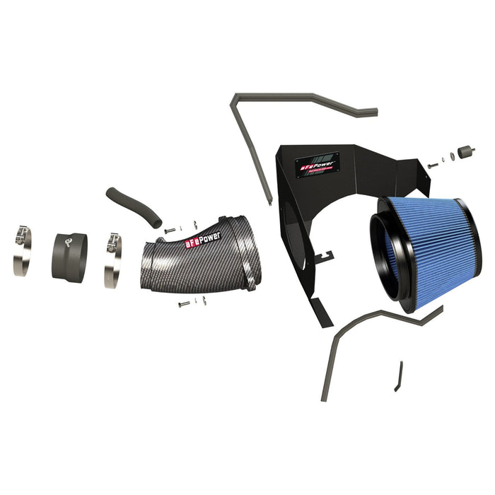 aFe Power Track Series Stage-2 Carbon Fiber Intake System w/ Pro Media Dodge Challenger/Charger/ Chrysler 300 SRT8/SRT 11-20 V8-6.4L HEMI