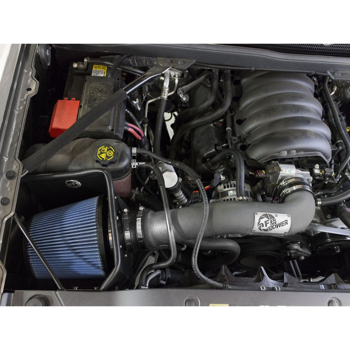 aFe Power Magnum Force Stage-2 Cold Air Intake System w/ Pro Media GM Silverado/Sierra 1500 14-19/Tahoe/Suburban/Yukon/XL/Escalade 15-20 V8-5.3L/6.2L