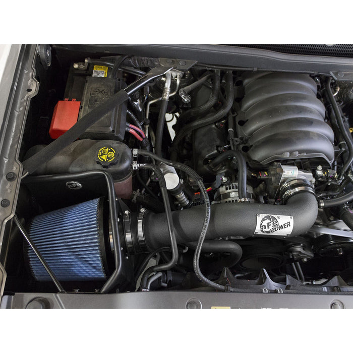 aFe Power Magnum Force Stage-2 Cold Air Intake System w/ Pro Media GM Silverado/Sierra 1500 14-19/Tahoe/Suburban/Yukon/XL/Escalade 15-20 V8-5.3L/6.2L